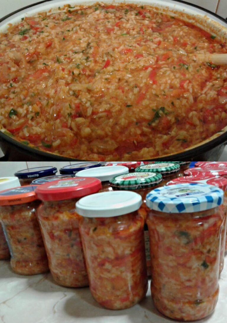 Tocana de legume cu orez pentru iarna